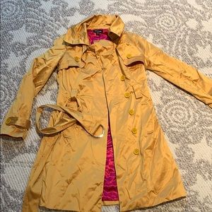 Bebe Yellow Trench